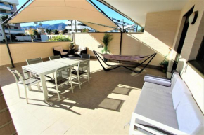 Los Alamos playa, piscina, parking y Padel
